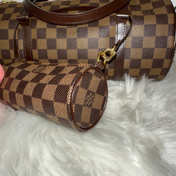 💎✨LOUIS VUITTON✨💎 
Damier Ebene Papillon 30 Bag W/ Accessories Pochette - Picture 2 of 12